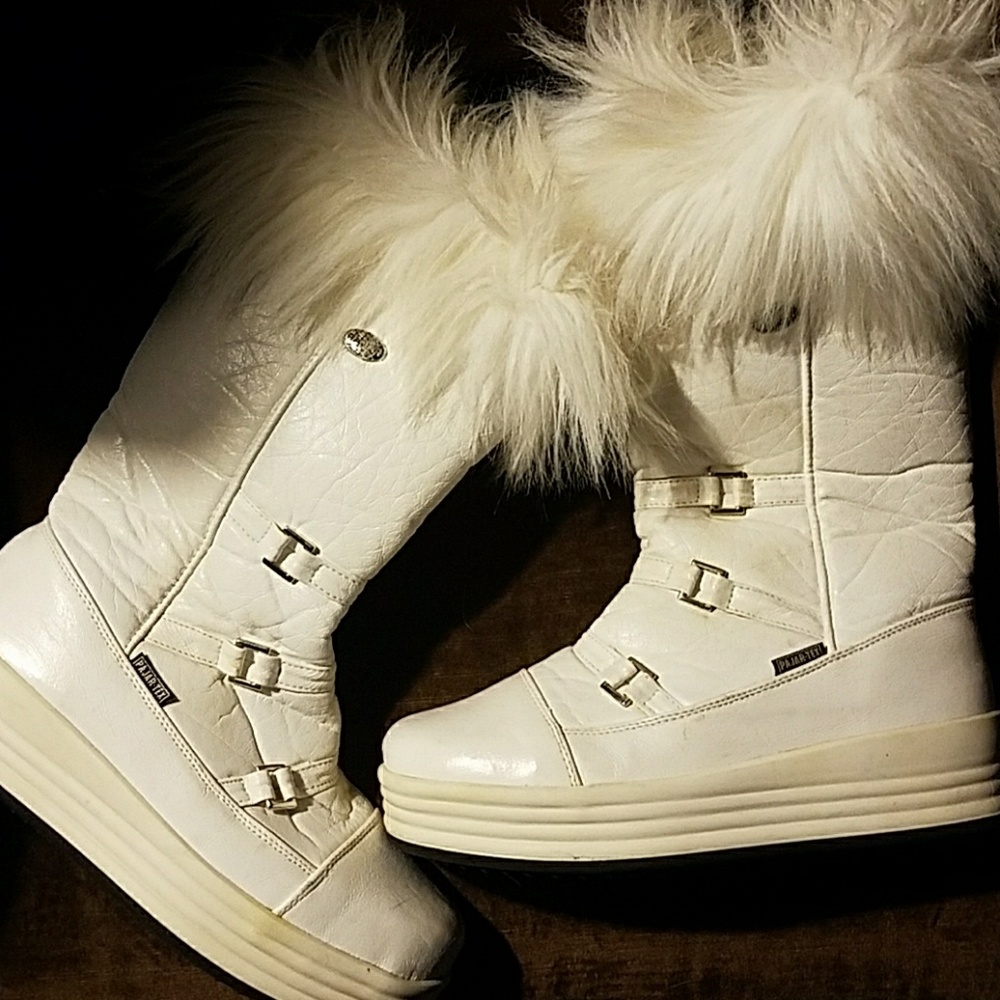 Pajar Tex White Snow Boots